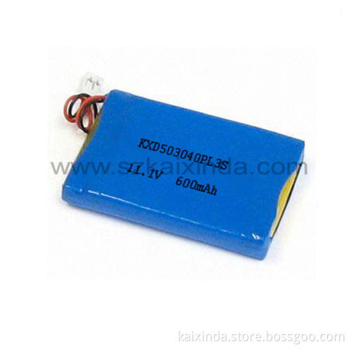Lipo Battery Pack - 600mAh 11.1V 12V